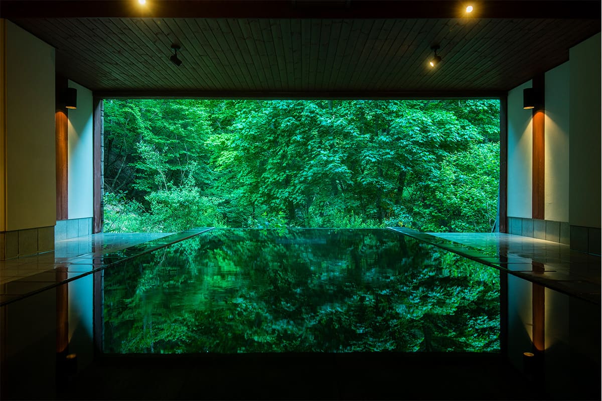 「明神館」松本で絶景温泉と信州食材フレンチを堪能する