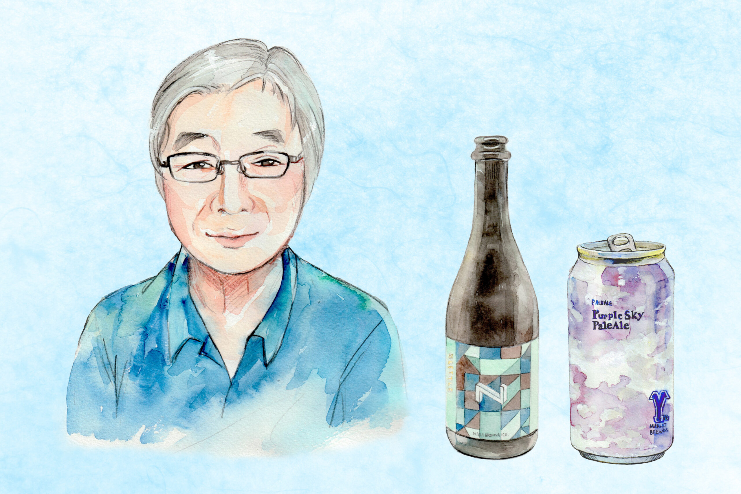 クラフトビール東京代表  川野 亮さんが推すビール<br><small>Purple Sky Pale Ale／INTEGRAL<br>｜私が夏に飲みたいお酒①</small>