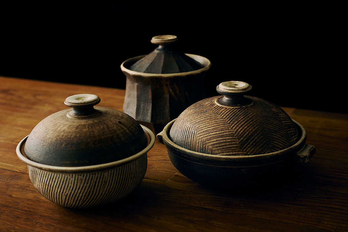 渋谷パルコ《内田可織 個展》開催！<br>土鍋作品ラインアップ