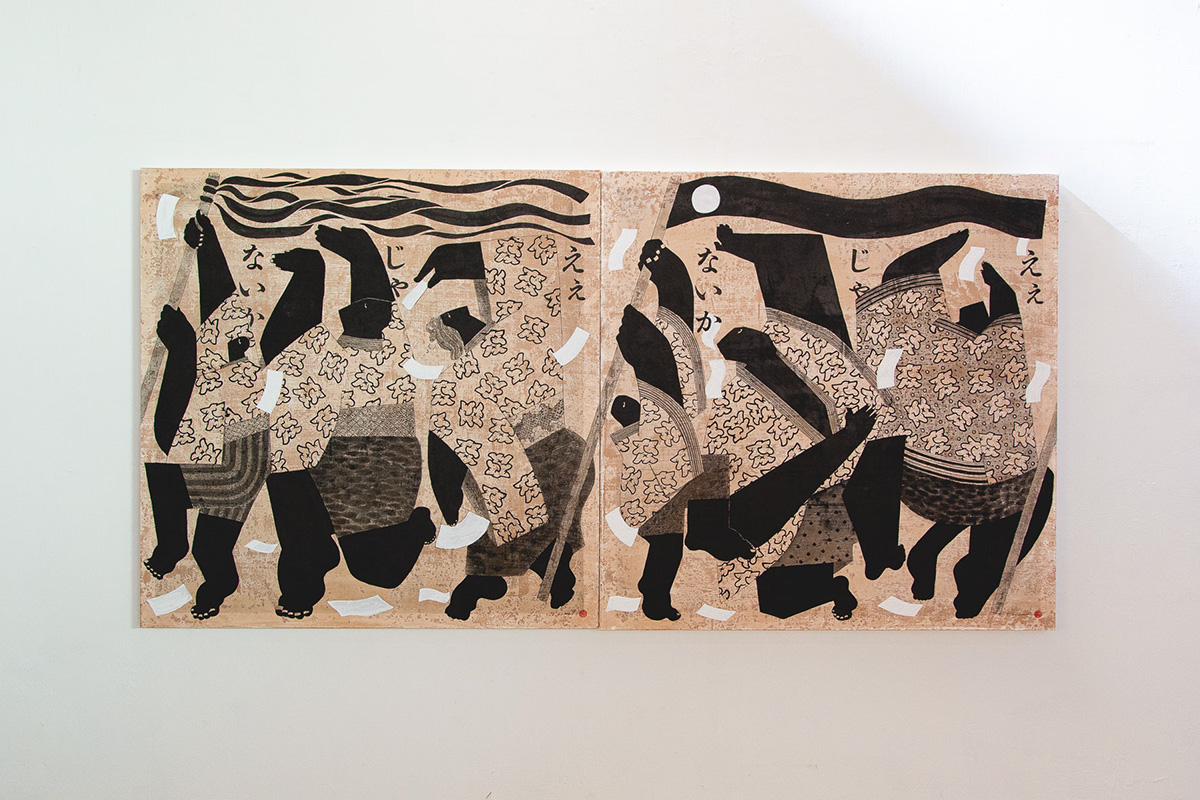 テラダヒデジ 個展「民が」<br>岡山のギャラリー《一初》にて開催<br><small>｜潜在的な「民」の感覚を現代的な視点で掘り起こす！</small>