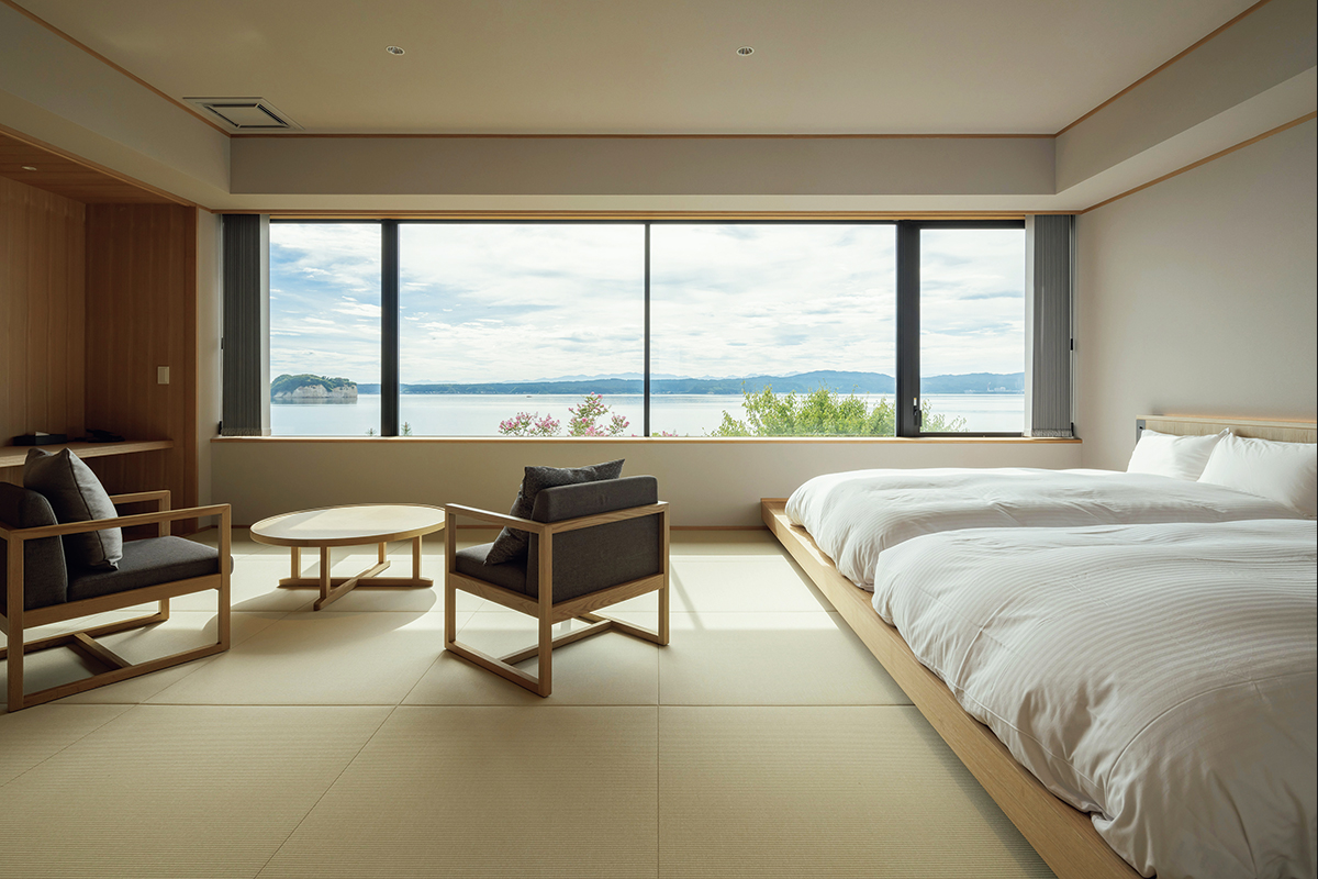石川・七尾市《一 能登島》<br>能登出身の板前が握る鮨と出会う、<br>美食の宿へ
